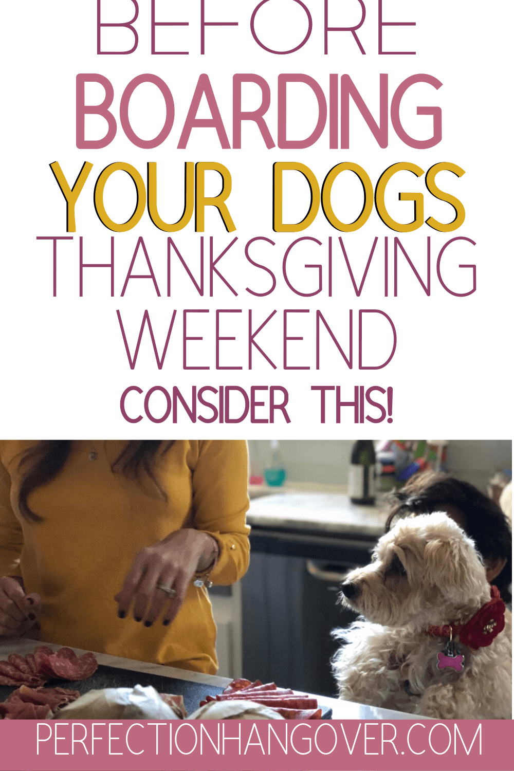 Before You Board Your Dogs Thanksgiving Weekend