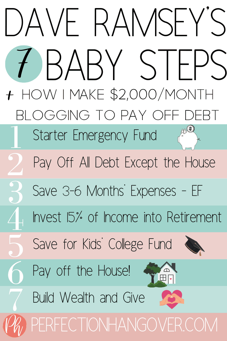 Dave Ramsey Baby Steps 1 Through 7 Explained - Perfection Hangover