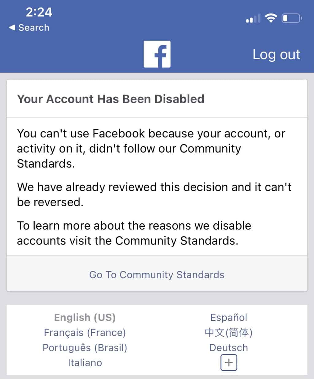 Facebook Account Got Hacked And Disabled