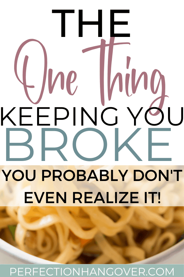 The One Thing Keeping You Poor