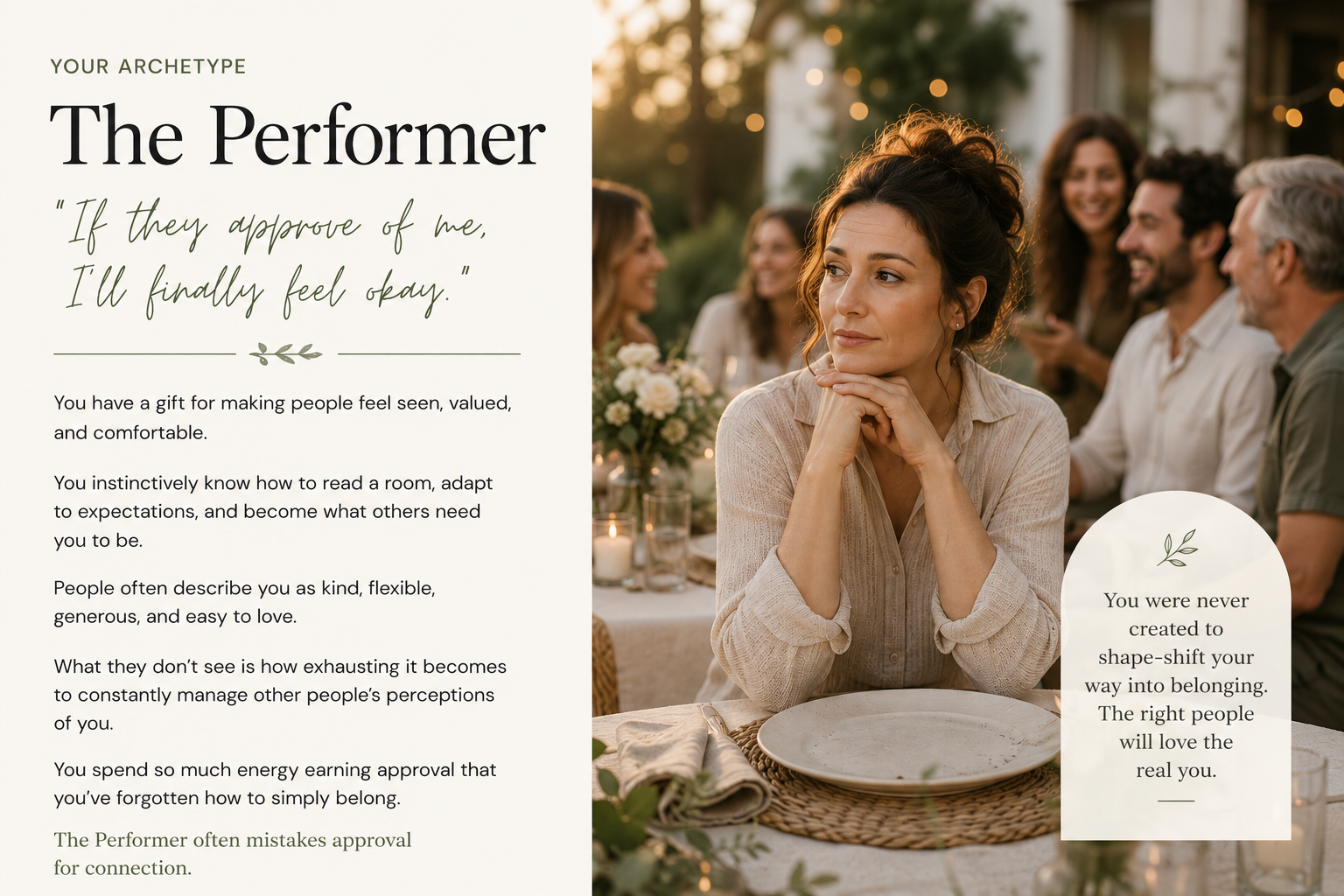 The Performer Archetype